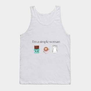 Simple woman Tank Top